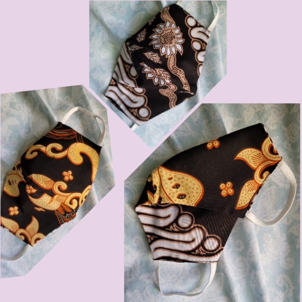 Reversible Batik masks (s-m)* 2Masks for $11*